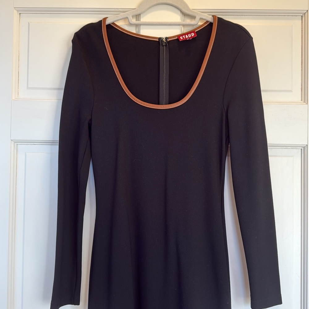 Staud Joint Jersey Midi Dress - Picture 6 of 9